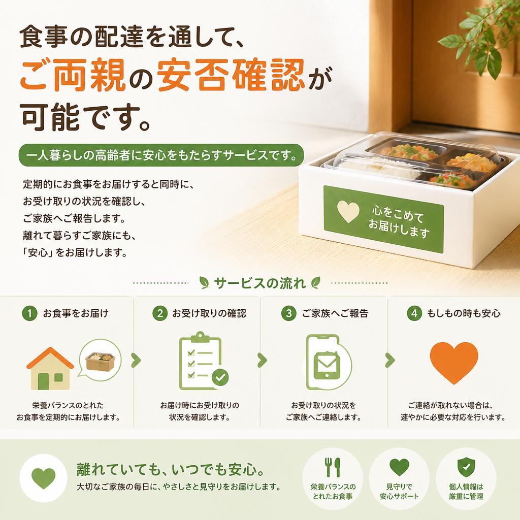 定期配達で安否確認もサポート
