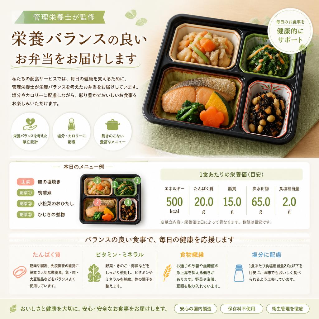 栄養価の高いメニューについて
