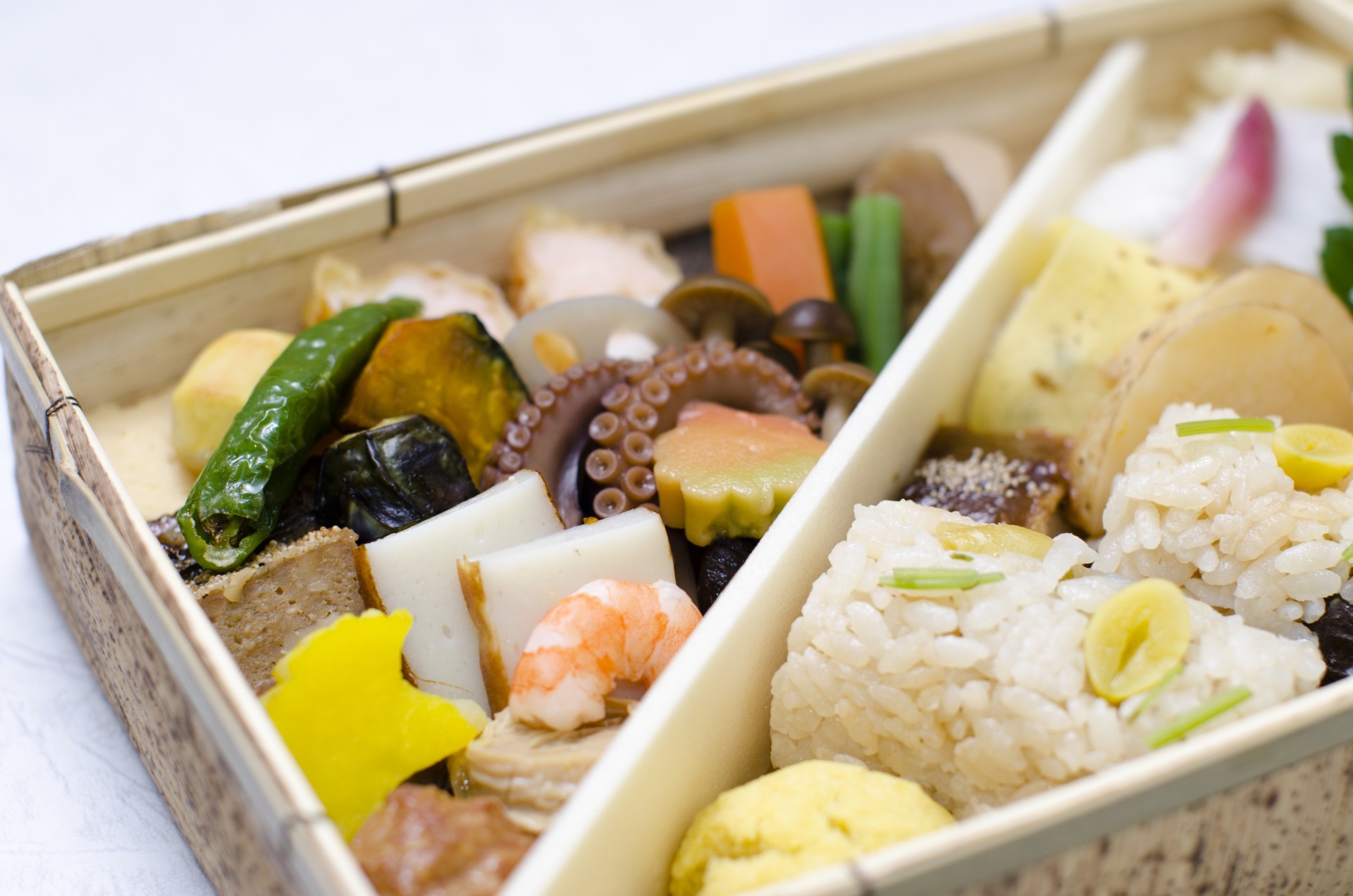 栄養豊富なお弁当